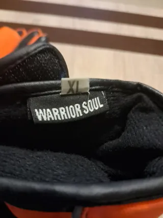 Guantes Moto Invierno Naranja y Negro