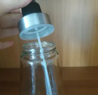 Bottiglia spray vetro olio aceto