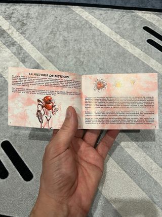 Manual Metroid II Return of Samus ESP Gameboy