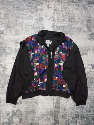 Giacca bomber uomo anni '90 multicolor