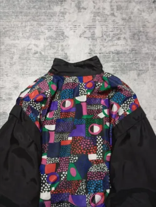 Giacca bomber uomo anni '90 multicolor