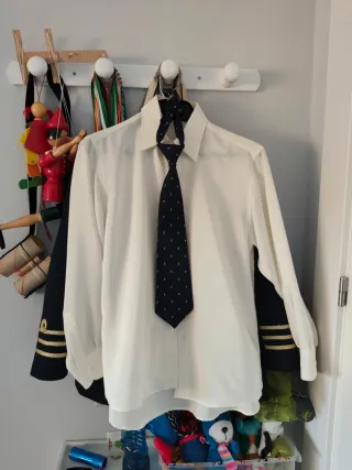 Traje azul marino comunión 8-9 años