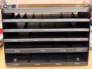 Armario expositor brocas con llave