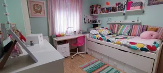 Piso y cochera cerrada en Lope de Vega.