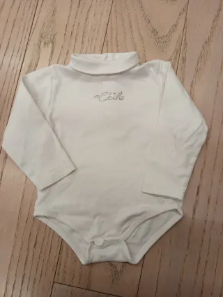 Body lupetto bianco 30-36 mesi