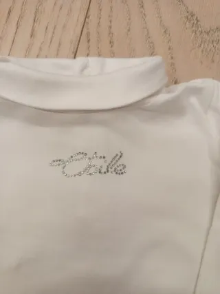 Body lupetto bianco 30-36 mesi