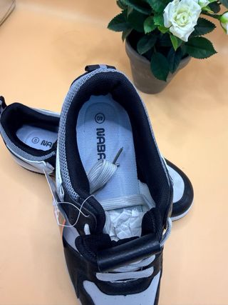 Zapatos Naban Talla 40 Negro/Gris