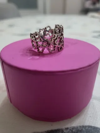 Anillo Tous Plata Diseño Floral