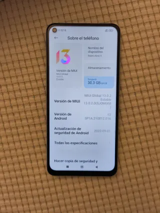 Xiaomi Redmi Note 9 Blu/Verde