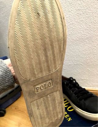 Zapatillas Polo Ralph Lauren Piel Negras