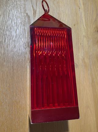 Lampada Kartell Lantern Fabio Novembre Rossa