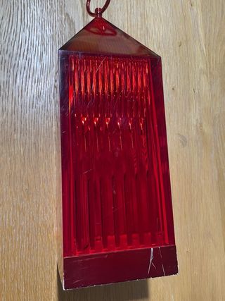 Lampada Kartell Lantern Fabio Novembre Rossa