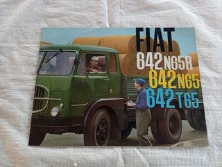 Fiat 642 N65R N65 T65 Depliant Brochure originale