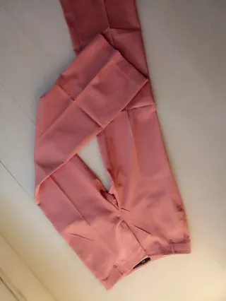 Pantalones MNG rosas talla S