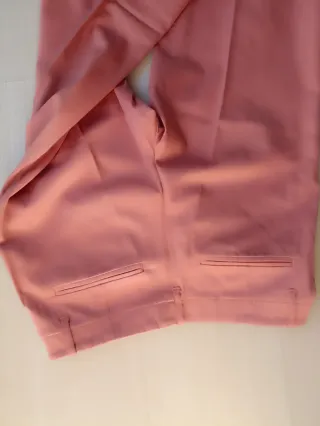 Pantalones MNG rosas talla S