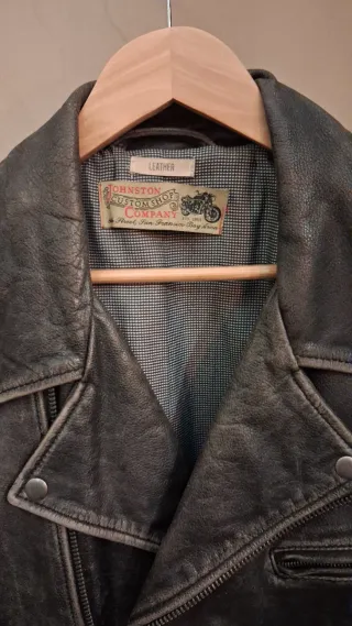 Cazadora Piel H&M Hombre Talla L