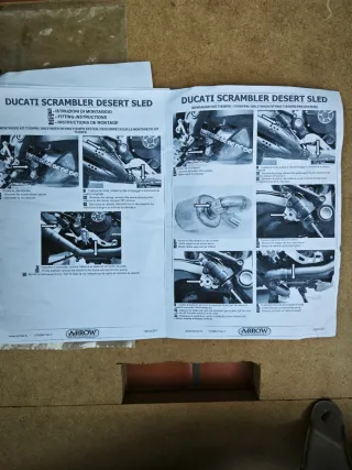 Escape Arrow para Ducati Scrambler Desert Sled