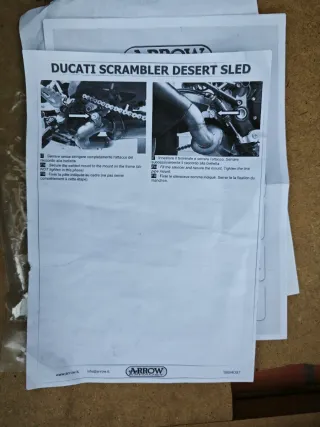 Escape Arrow para Ducati Scrambler Desert Sled