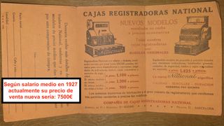 Caja Registradora National Antigua