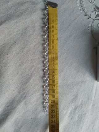 Pulseras  corazón Plata de Ley 925