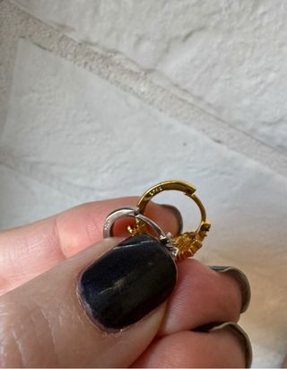 Orecchini Argento 925 Placcati Oro 18K