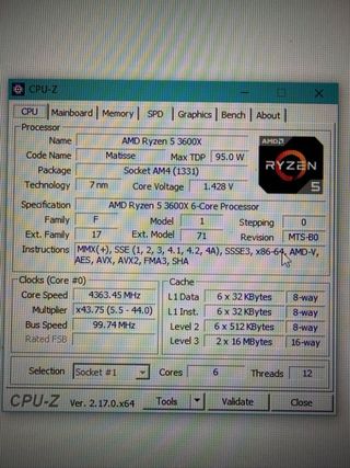 Procesador AMD Ryzen 5 3600X