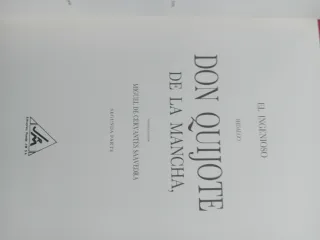 Don Quijote de la Mancha Tomos 1 y 2