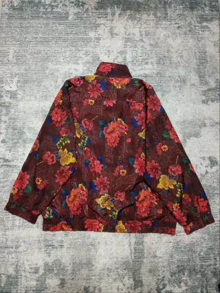 Giacca bomber uomo anni '90 floreale