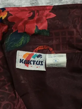 Giacca bomber uomo anni '90 floreale