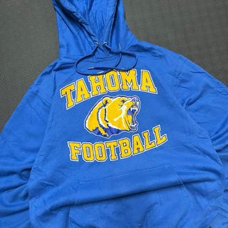 Hoodie Tahoma Football Vintage Sports USA S Retro