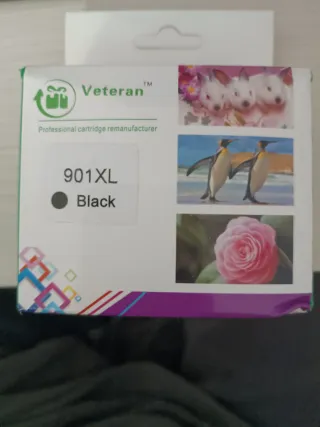 Cartucho Tinta Impresora Veteran 901XL Negro