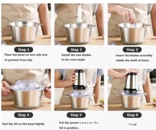 Tritatutto Elettrico Professionale 3 Lame