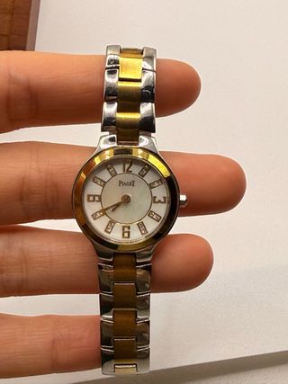Reloj Piaget Oro y Plata Nácar Diamantes