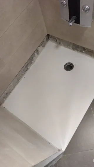 Cambio de plato de ducha.