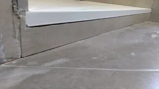 Cambio de plato de ducha.