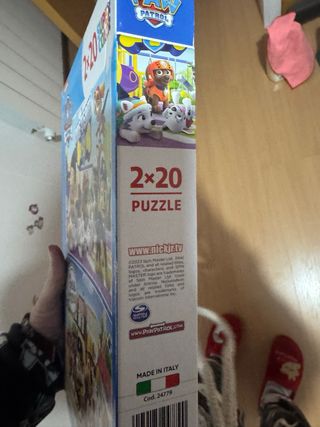2 Puzzles Paw Patrol Clementoni 2x20