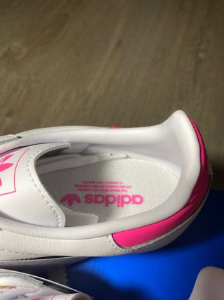 Adidas Samba OG J Blancas y Rosas