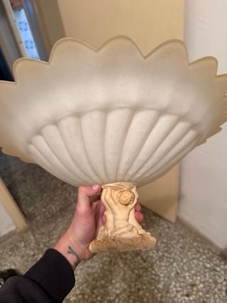 3 Lámparas de Techo Cristal y Metal (todas incluid