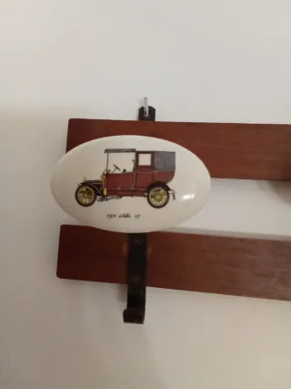 Appendiabiti Vintage Legno e Metallo