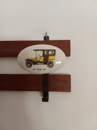 Appendiabiti Vintage Legno e Metallo