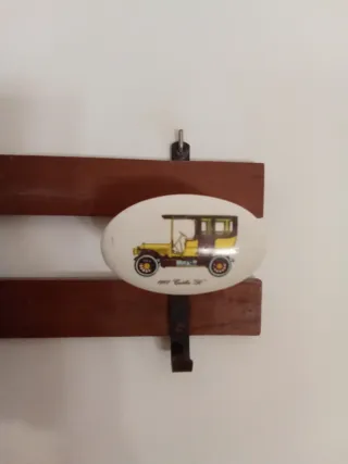 Appendiabiti Vintage Legno e Metallo