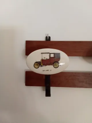 Appendiabiti Vintage Legno e Metallo