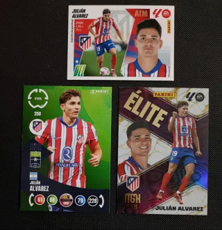 3 Cromi Julián Álvarez FIFA Panini Élite