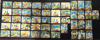 Dragon Ball Z Lotto 82 Carte Serie Rossa e Verde