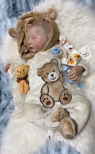 Bambola neonata Reborn realistica nuova con accessori