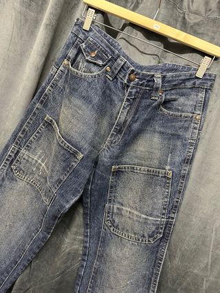 Jeans vintage baggy uomo taglia 32