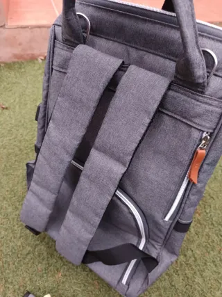Mochila Pañales Gris
