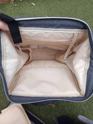 Mochila Pañales Gris