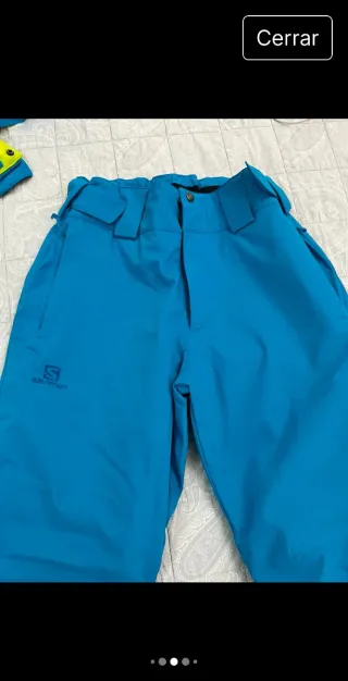 Pantalón de esquí Salomon azul