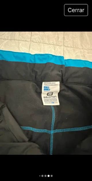 Pantalón de esquí Salomon azul